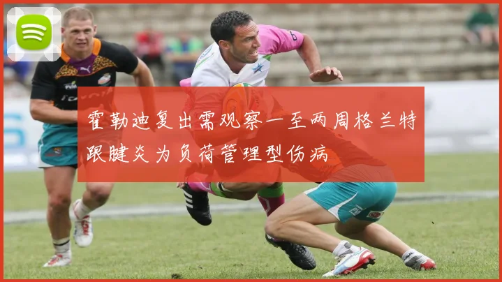 霍勒迪复出需观察一至两周格兰特跟腱炎为负荷管理型伤病
